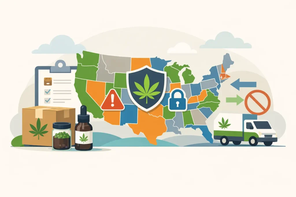 THCA Shipping Restrictions by State Explained