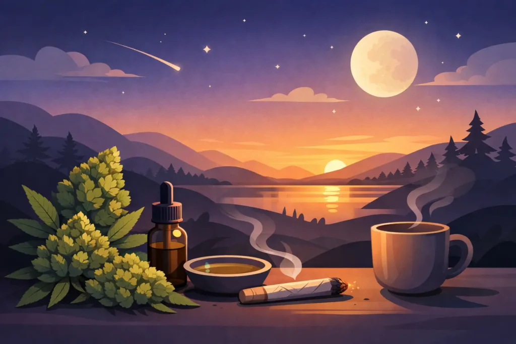 Top Hemp Strains for Evenings That Hit Right