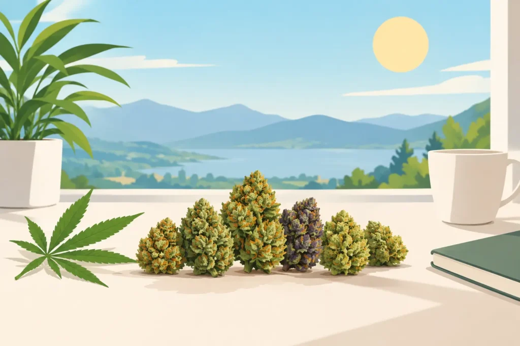7 Best THCA Strains for Daytime Sessions