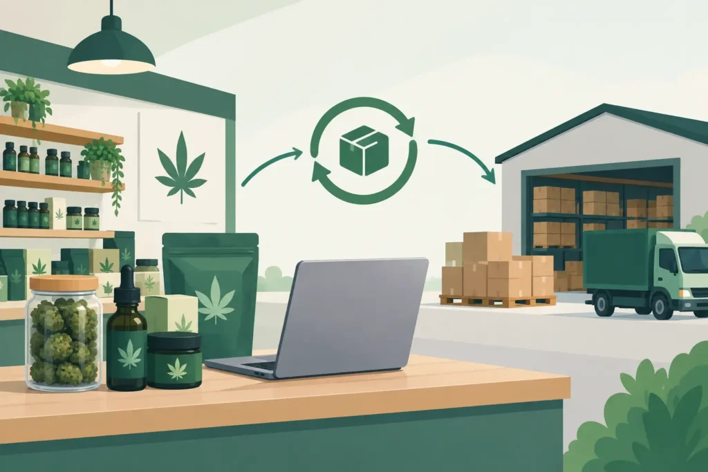 Wholesale Reorder Example for THC-A Retailers